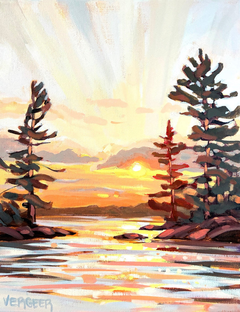 Painting with Jessica: Sunset Near Fawn Island, Thursday August 20, 9:30am-12pm