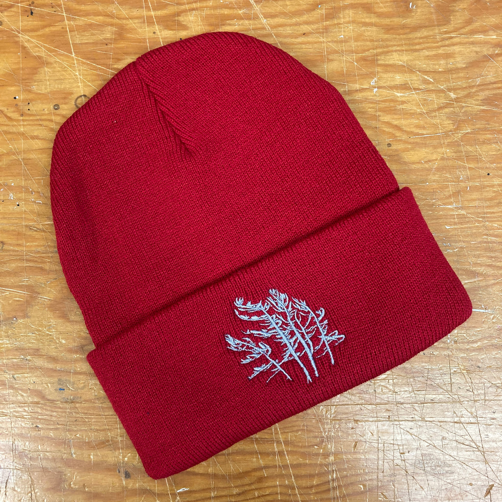 South Channel 12" Cuffed Toque, Red