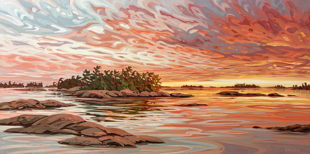 Sunset Near Rocko Island 5 - 30x60