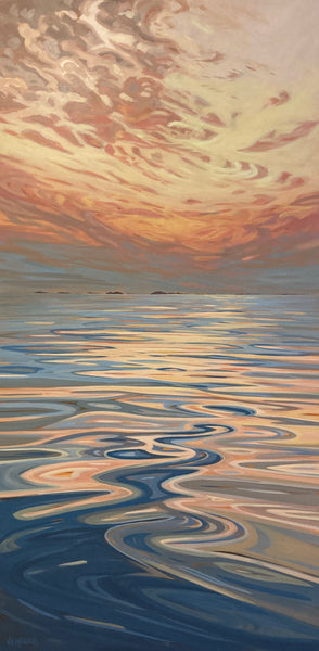 Sunset Near Dailey Island 4 (72x36), Rosseau Lighthouse (12x12) and Delivery to St. Catherines