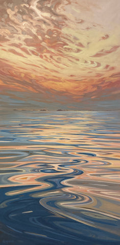 Sunset Near Dailey Island 4 - 72x36