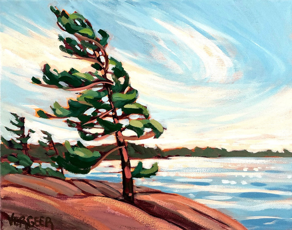 Painting with Jessica: Honeymoon Bay Windswept, Monday July 13, 9:30am-12pm