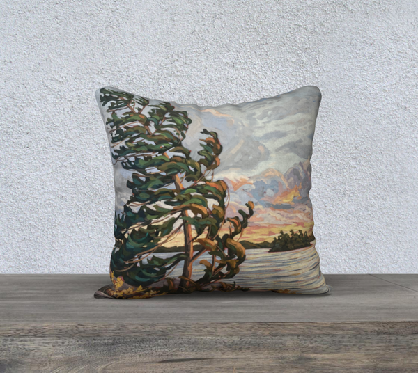 Granite Island Windswept 8 18x18 Cotton Canvas Throw Pillow