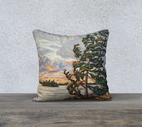 Granite Island Windswept 8 18x18 Cotton Canvas Throw Pillow