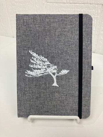 Killbear Windswept Pine 5x7 Lined Notebook in Heather Grey