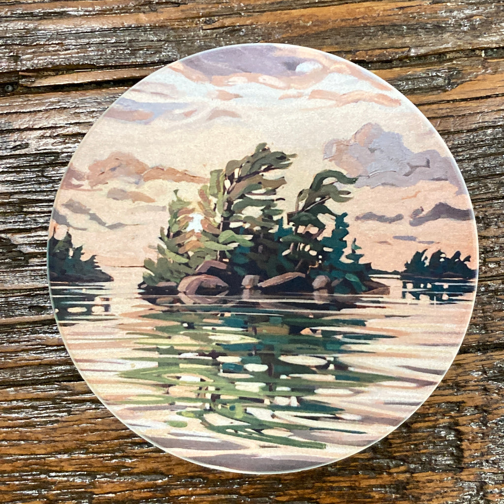 Endless Islands Series Ceramic Art Coaster