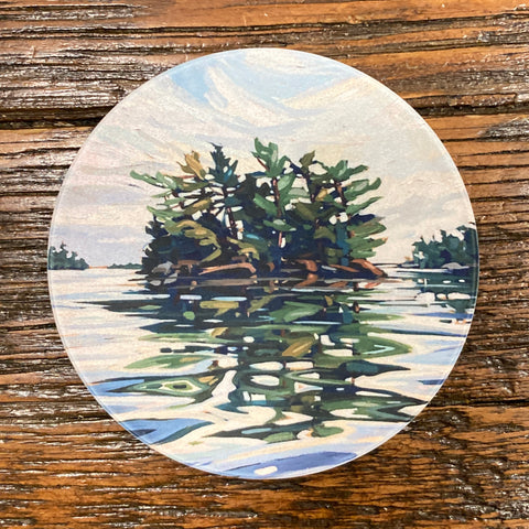 Endless Islands Series Ceramic Art Coaster