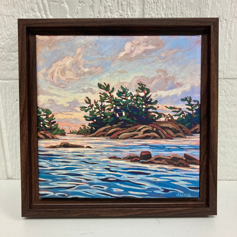 Near Boulevard Island 2 Limited Edition 8x8 Framed Canvas Print