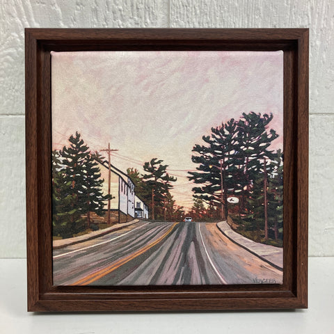 Road to Rosseau Limited Edition 8x8 Framed Canvas Print (Copy)