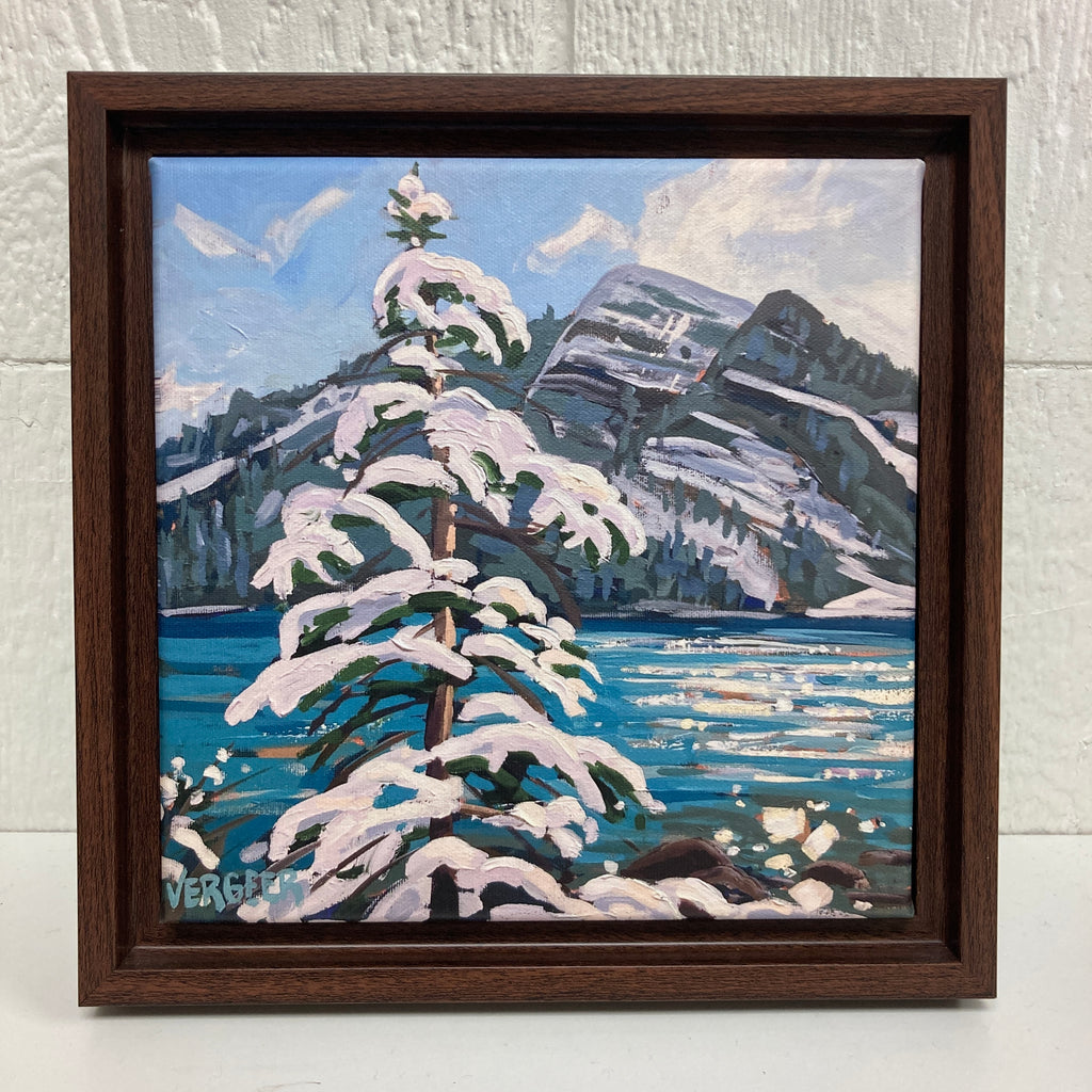 Lake Louise 1 Limited Edition 8x8 Framed Canvas Print