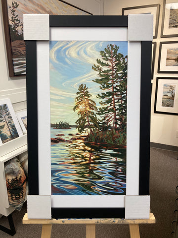 Near Little Chiefs Island Lake Joseph Framed Fine Art Print (Pickup Only)