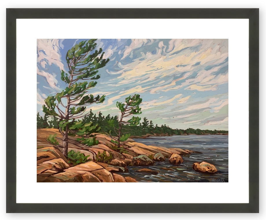 Killbear Park Harold Point Framed Fine Art Print (Pickup Only)