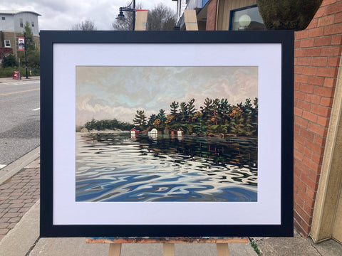 Rosseau Bay 3 Framed Fine Art Print (Pickup Only)