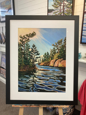 Near Sleeth Island 5 Framed Fine Art Print (Pickup Only)