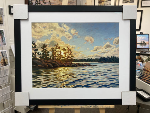 Flossie Island Sunrise 1 Framed Fine Art Print (Pickup Only)