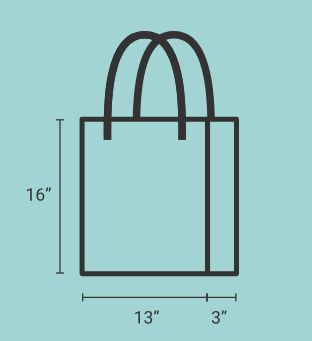 Cunningham Island Simple Market Tote Bag