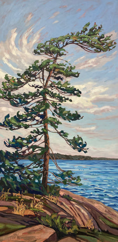 Old Town Beach Windswept - 72x36