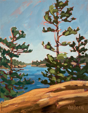 Painting with Jessica: Rosseau Bay Shoreline, Thursday August 21, 9:30am-12pm