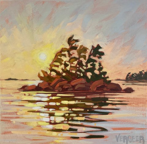 Painting with Jessica: Sans Souci Sunset, Sunday July 27, 9:30am-12pm (SSCA Members Only)