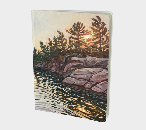 Pointe au Baril Hole in the Wall Lined Notebook