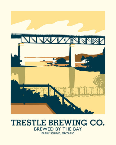 Trestle Brewing Company Travel Postcard