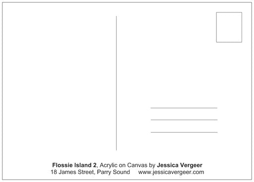 Flossie Island 2 Painting Postcard