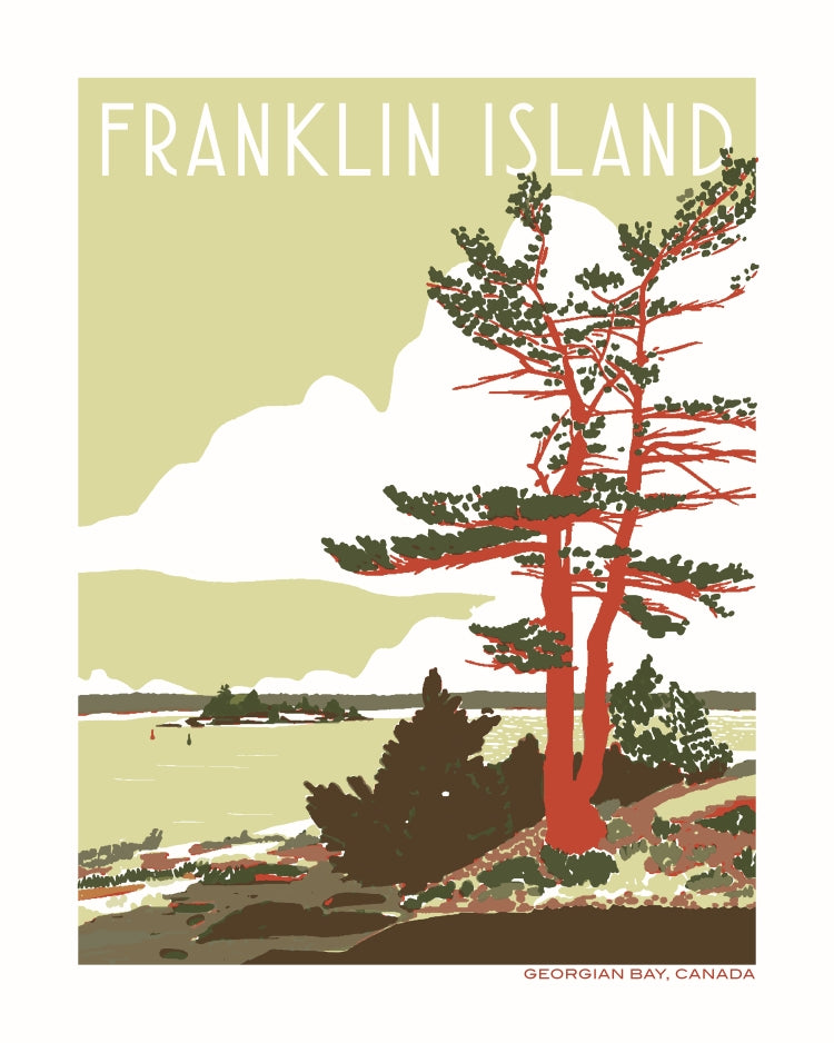 Franklin Island Travel Postcard