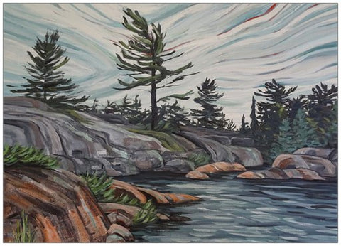 French River Provincial Park 1 Painting Postcard