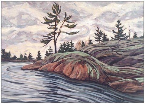 French River Provincial Park Series Painting Postcard