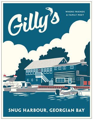 Gilly's Snug Harbour Restaurant Travel Postcard