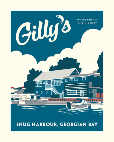 Gilly's Snug Harbour Restaurant Poster