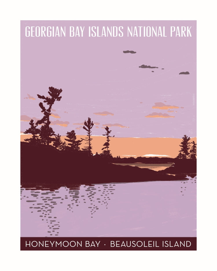 Honeymoon Bay Georgian Bay Islands National Park Poster