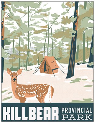 Killbear Provincial Park Travel Postcard