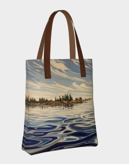 Outer Fox Islands Premium Lined Tote Bag