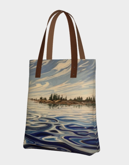 Outer Fox Islands Premium Lined Tote Bag