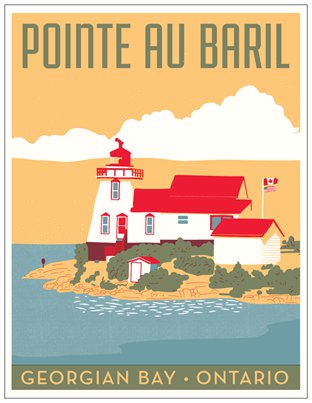 Pointe au Baril Travel Postcard