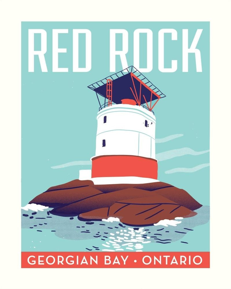 Red Rock Poster