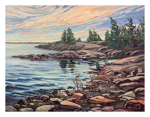 Rugged Trail Shoreline, Signed Limited Edition Print