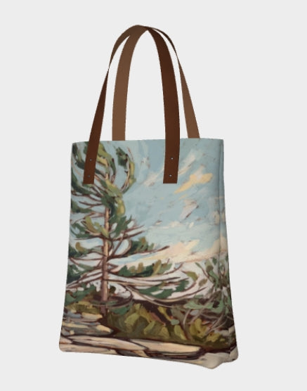 Rugged Trail Windswept Premium Lined Tote Bag