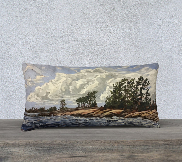 Snug Harbour Series 12x24 Cotton Canvas Throw Pillow