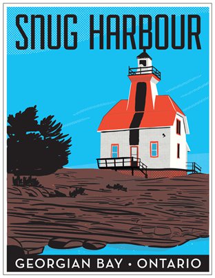 Snug Harbour Travel Postcard