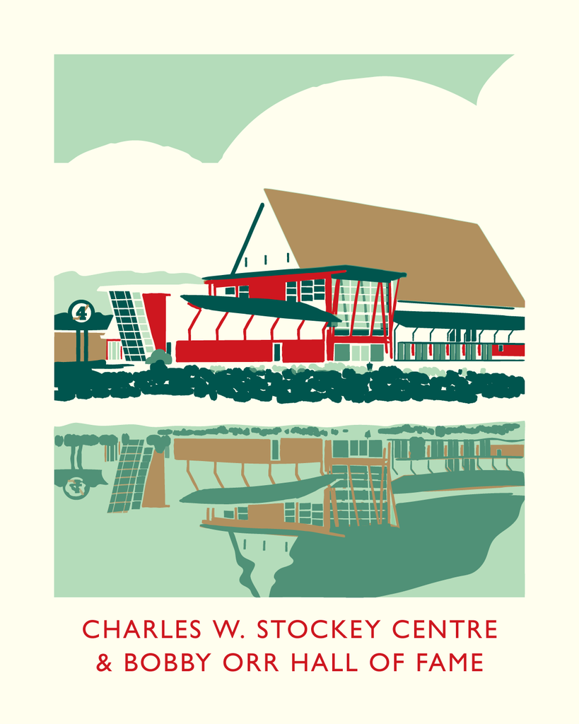 Charles W. Stockey Centre and Bobby Orr Hall of Fame Poster