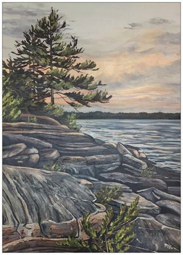 The Rugged Trail Painting Postcard