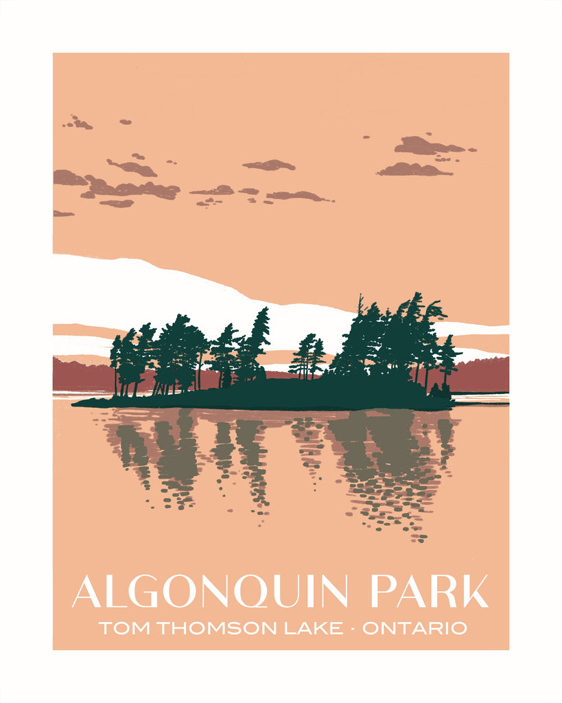 Algonquin Park Tom Thomson Lake Travel Postcard