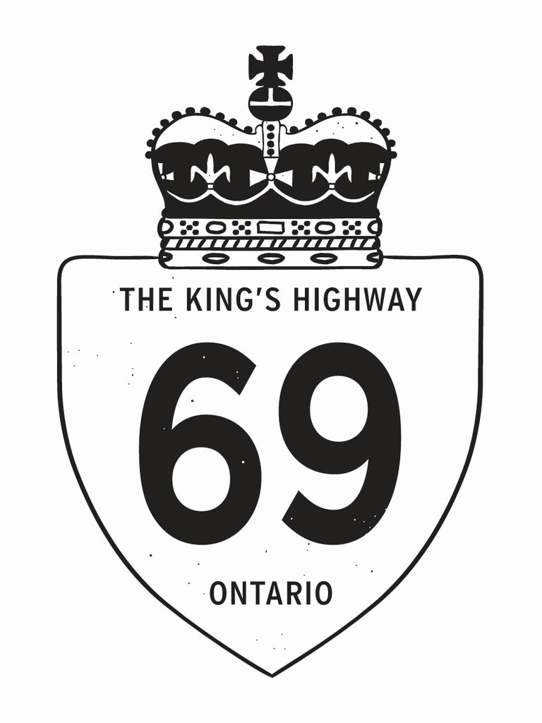 Highway 69 Sign Poster