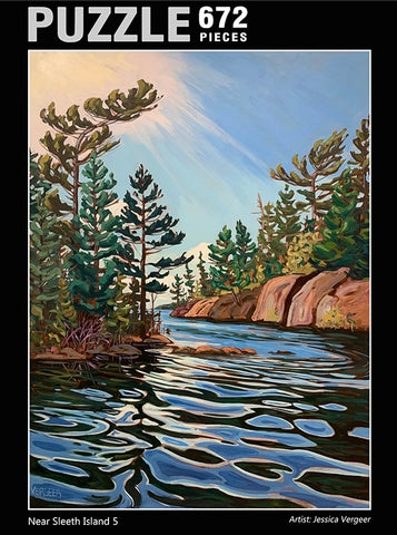 Near Sleeth Island 5 672 Piece Premium Puzzle (18x24.5)
