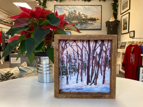 Winter Woods 1 Miniature Painting