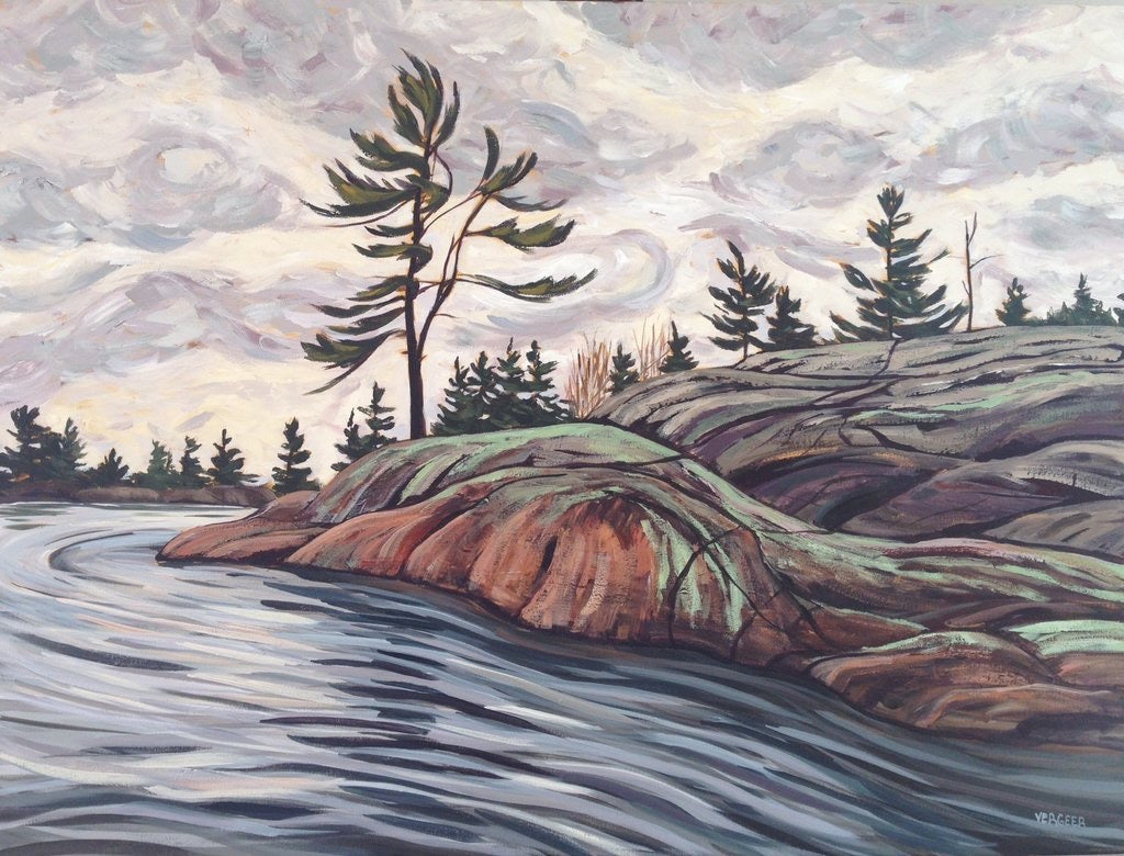 French River Provincial Park Canvas Print 21x28