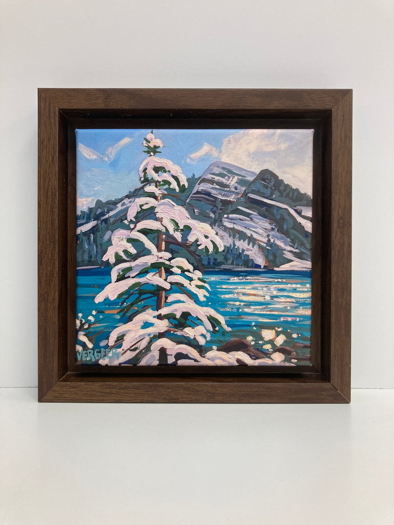 Lake Louise 1 Limited Edition 8x8 Framed Canvas Print